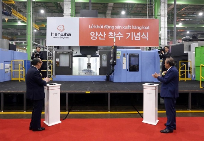 South Korean-invested aircraft engine parts factory inaugurated - 1 South Korean-invested aircraft engine parts factory inaugurated - 1