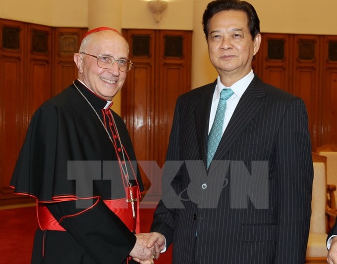 Vatican Cardinal visits Vietnam - 1