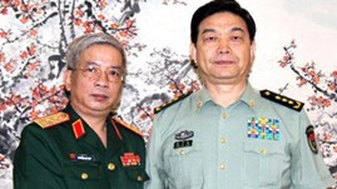 General Vinh meets Chinese Defence Minister - 1