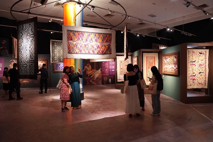 Exhibition showcases 190 precious quilts of the Tai in Nghe An - 2