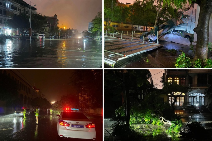 Storm Maysak floods streets and fells trees in Quang Ninh - 1 Storm Maysak floods streets and fells trees in Quang Ninh - 1