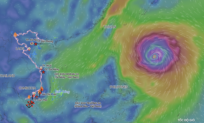 Super typhoon Champi threatens East Sea with strong winds - 1