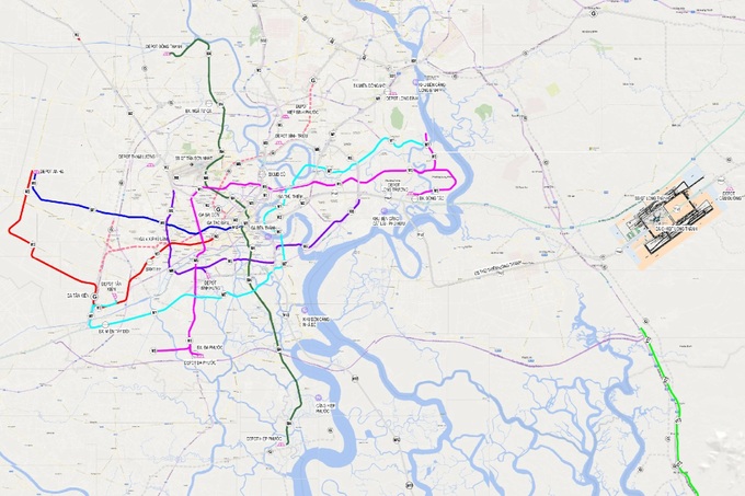 Major firms propose building metro lines in HCM City - 1