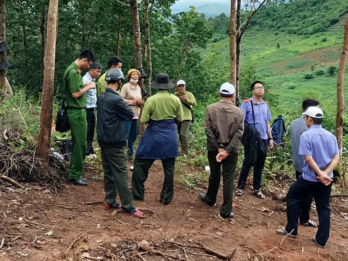 Khởi tố vụ khai thác trái phép 4.700m2 đất rừng phòng hộ ở Kon Tum - 1 Khởi tố vụ khai thác trái phép 4.700m2 đất rừng phòng hộ ở Kon Tum - 1