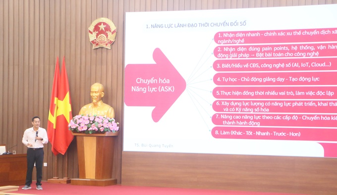 Quảng Ngãi: Bồi dưỡng chuyển đổi số cho lãnh đạo địa phương - 2 Quảng Ngãi: Bồi dưỡng chuyển đổi số cho lãnh đạo địa phương - 2
