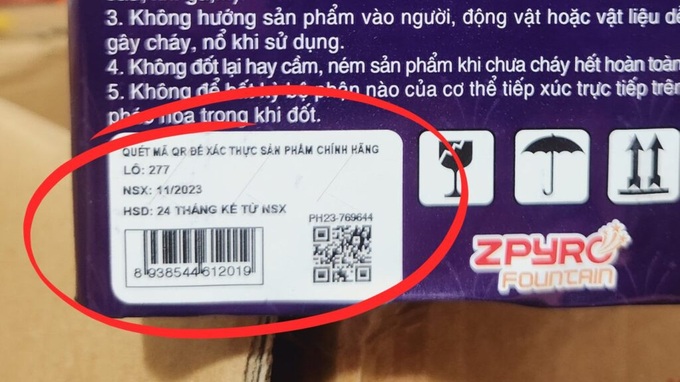 Làm sao để kiểm tra pháo hoa có phải của Bộ Quốc phòng chính hãng? - 1