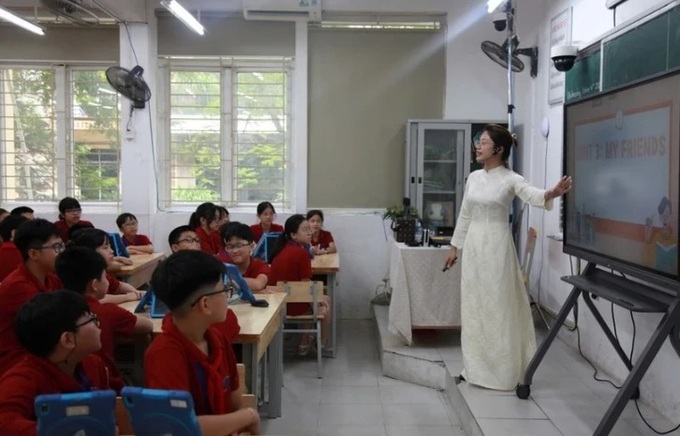 Five Hanoi schools to pilot AI application in teaching - 1