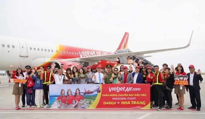 Vietjet launches Nha Trang - Daegu air route - 1