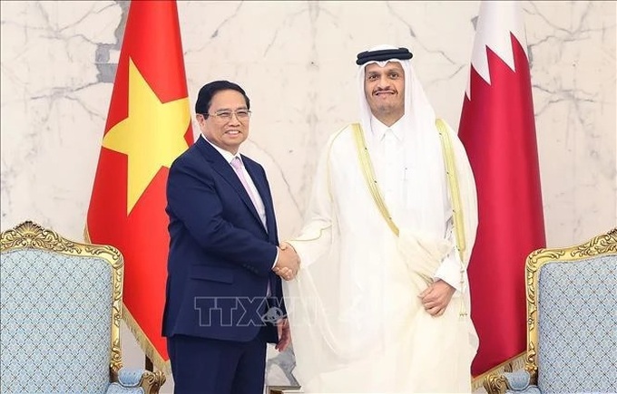 Vietnamese, Qatari PMs agree to lift bilateral relations to new height soon - 1