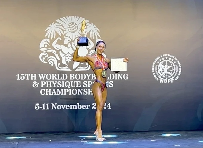 Vietnam secures first place at 15th world bodybuilding championships - 1