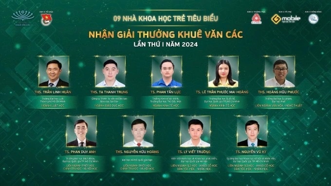 Nine scientists receive first-ever Khue Van Cac Award - 1