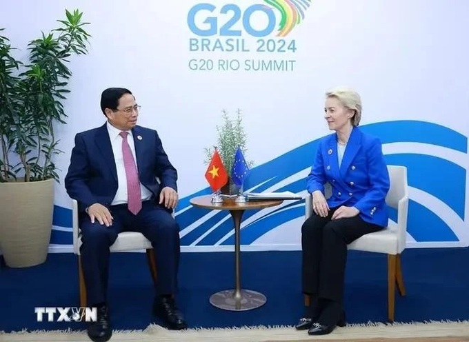 Vietnamese PM meets with world leaders on G20 Summit sidelines - 3