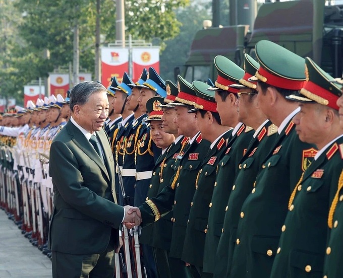 Party chief attends 80th celebration of Vietnam People’s Army - 1