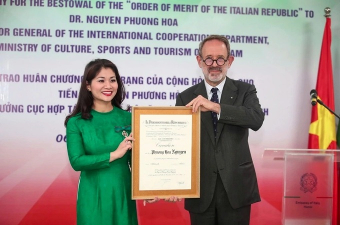 Vietnamese official honoured with Italy’s Order of Merit - 1