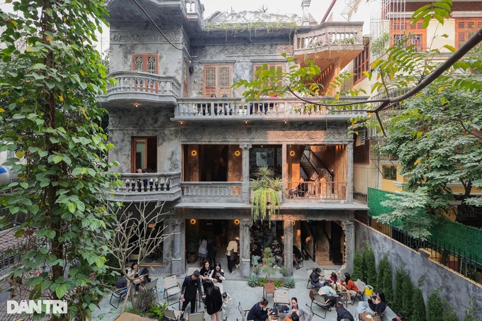 Hanoi café showcasing dinosaur skeleton captivates visitors - 1