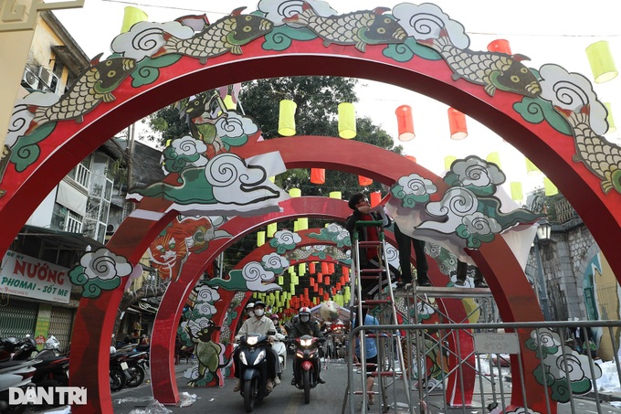 Famous Hanoi flower market attracts Tet shoppers - 8