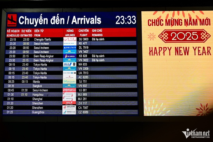 HCM City airport crowded as people return for Tet - 5