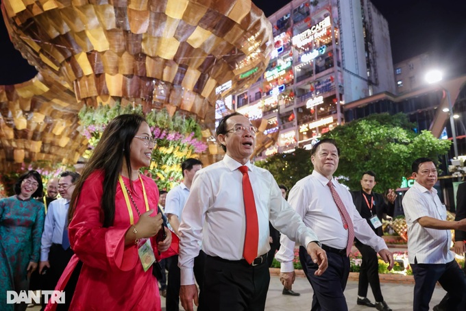 Nguyen Hue Flower Street captivates visitors - 2