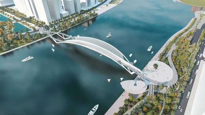 Work on pedestrian bridge over Saigon River to start in March - 1