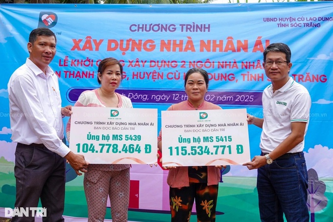 Dantri builds new houses for two disadvantaged families in Soc Trang - 2