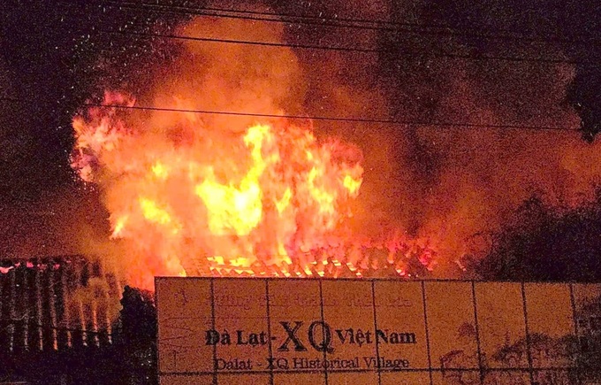 Renowned embroidery workshop in Da Lat devastated by fire - 1