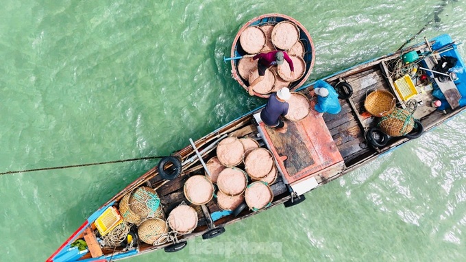 Quang Ngai fishermen enjoy good shrimp catch - 8