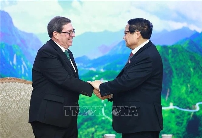 Prime Minister hosts Cuban Foreign Minister - 1