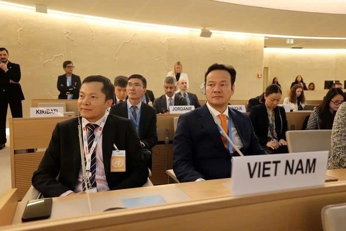 Vietnam attends United Nations Human Rights Council meeting in Geneva - 1