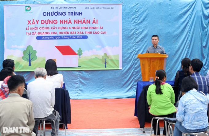 Dantri begins construction of four homes for disadvantaged in Lao Cai - 2