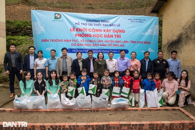 Dantri supports construction of new school facility in Cao Bang - 6