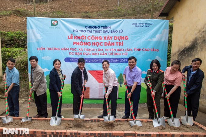 Dantri supports construction of new school facility in Cao Bang - 1