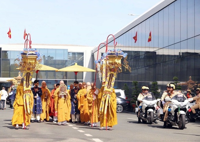Buddha’s sacred relics arrive in Vietnam for UN Vesak celebrations - 1 Buddha’s sacred relics arrive in Vietnam for UN Vesak celebrations - 1