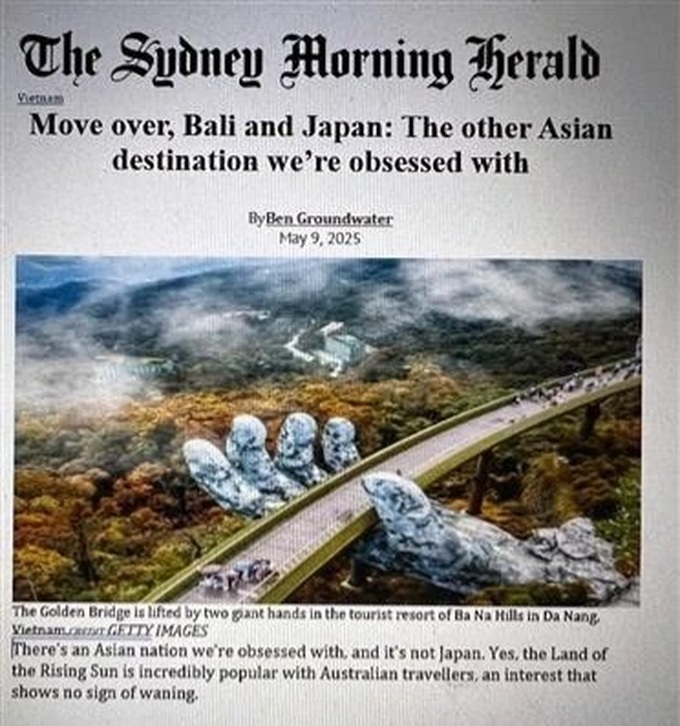 Australian tourists increasingly interested in Vietnam: NZ Herald - 1 Australian tourists increasingly interested in Vietnam: NZ Herald - 1