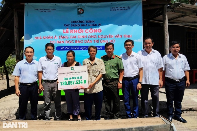 Dantri starts construction of new home for disadvantaged Bac Lieu family - 2 Dantri starts construction of new home for disadvantaged Bac Lieu family - 2