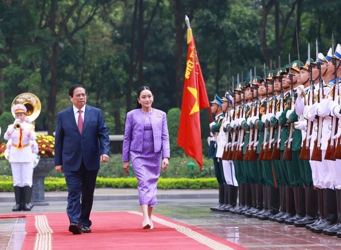Prime Minister hosts welcome ceremony for Thai counterpart - 1 Prime Minister hosts welcome ceremony for Thai counterpart - 1