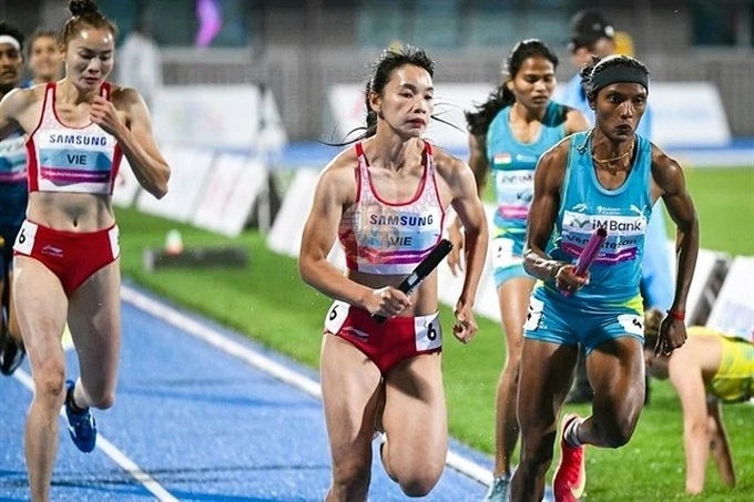 Vietnamese runners secure silver medal at Asian Championships - 1 Vietnamese runners secure silver medal at Asian Championships - 1