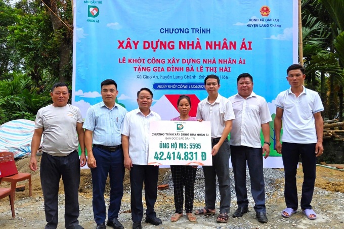 Dantri readers help poor Thanh Hoa widow build a new home - 1 Dantri readers help poor Thanh Hoa widow build a new home - 1