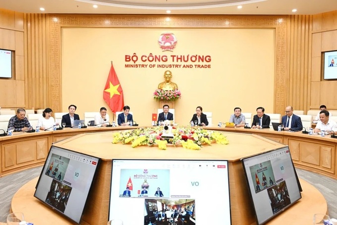 Vietnam, US hold virtual ministerial talks on reciprocal trade - 1 Vietnam, US hold virtual ministerial talks on reciprocal trade - 1