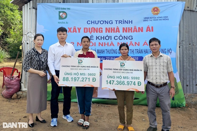 Two disadvantaged families in Phu Yen to receive new homes - 1 Two disadvantaged families in Phu Yen to receive new homes - 1