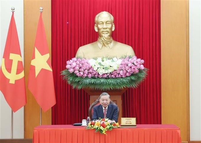 Vietnamese Party leader, US President talk bilateral ties, trade issues - 1