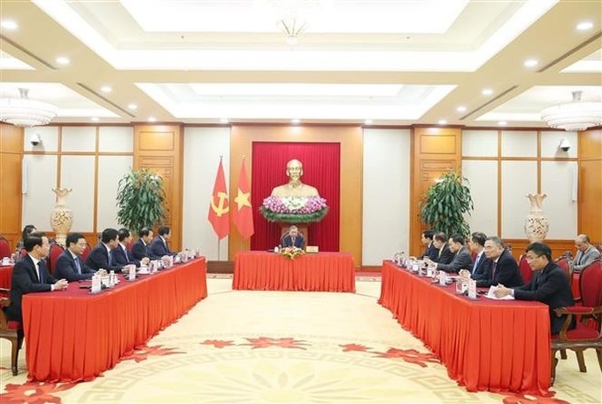 Vietnamese Party leader, US President talk bilateral ties, trade issues - 2