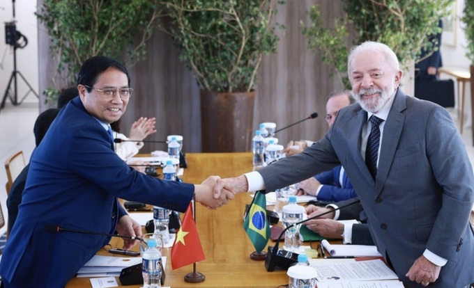 Vietnamese PM holds talks with Brazilian President in Rio de Janeiro - 1 Vietnamese PM holds talks with Brazilian President in Rio de Janeiro - 1
