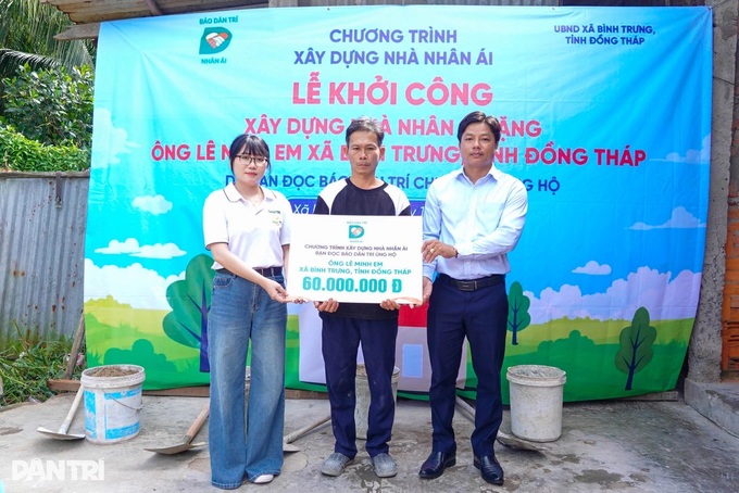 Struggling family in Dong Thap receives Dantri support to build new home - 2