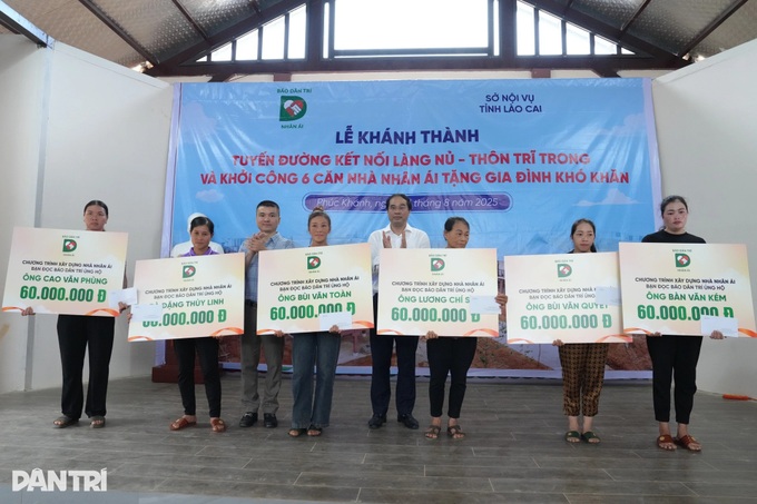 New road and six houses built for poor families in Lao Cai - 4 New road and six houses built for poor families in Lao Cai - 4
