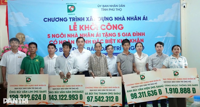Dtinews launches construction of five houses for poor families in Phu Tho - 4 Dtinews launches construction of five houses for poor families in Phu Tho - 4