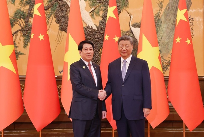 Vietnamese President holds talks with top Chinese leader in Beijing - 1 Vietnamese President holds talks with top Chinese leader in Beijing - 1