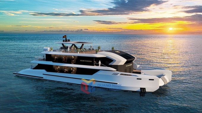 Ha Long Bay’s first anti-capsize twin-hull cruise ship under construction - 1