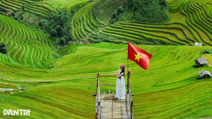 Tourists flock to Mu Cang Chai to see terraced fields - 6