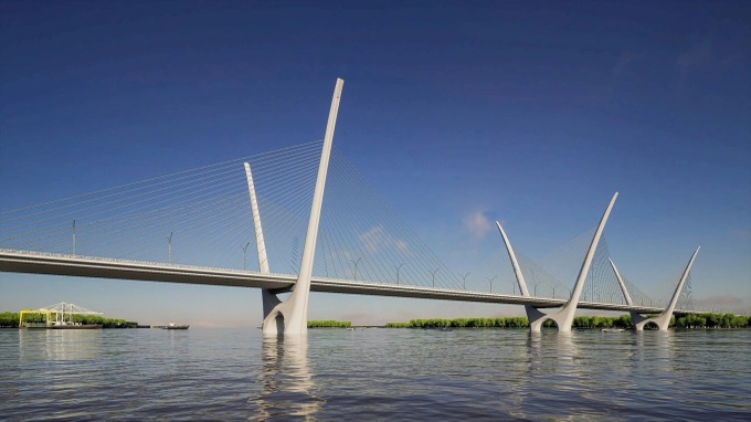 Hanoi begins construction of Thuong Cat Bridge across the Red River - 1