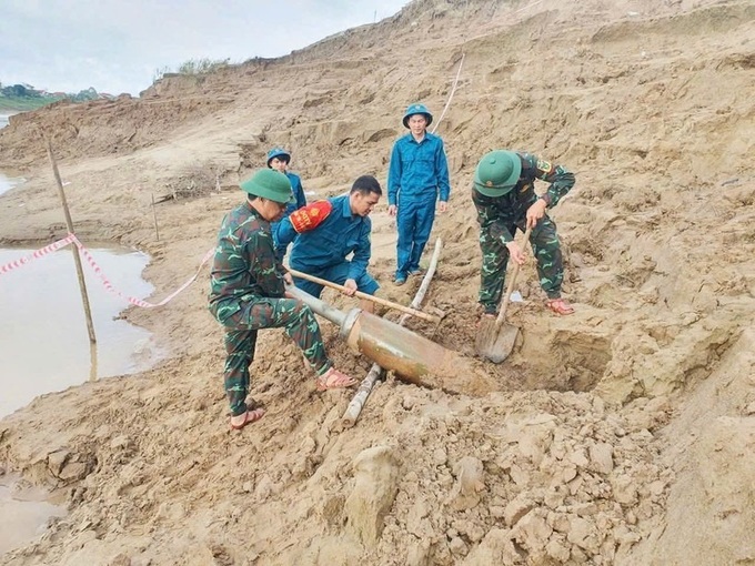 340-kg bomb safely defused in Nghe An province - 1 340-kg bomb safely defused in Nghe An province - 1